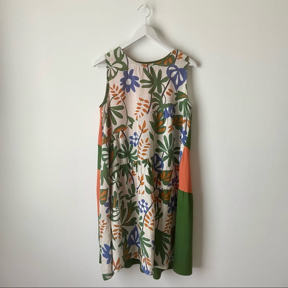 Vintage Floral Midi Dress